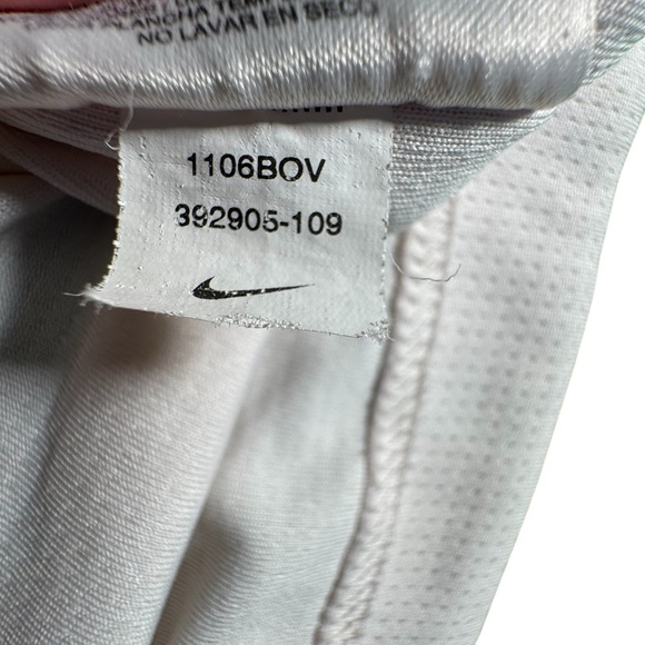 Nike Team Dri-FIT Lancers #22 Basketball Jersey White Red Medium M 392905-109 - Picture 7 of 12